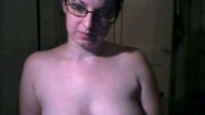 Busty amateur girlfriend wants to suck my dick on webcam