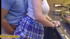 Hot Stepsister's Friend Fucked by Horny Stepbrother