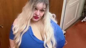 cupkcindy tit worship she's a sexy German ladies senior was a huge tits teasing you in a short video she has a deep cleavage blue shirt and turning left and right sexy lady blonde her blue eyes