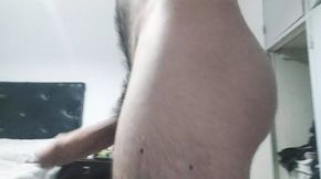 My hairy ass on camera for the first time, do you like it?