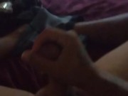 Jacking off ended for a suprise