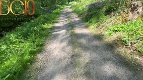 Wife was fucked and caught by unknown outdoor