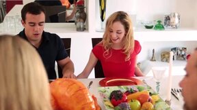 ”FAMILY STROKES Angel Smalls has some fun with step brother on thanksgiving day”