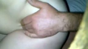 Pallid buxom enough MILF was bent over to be hammered from behind