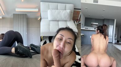 Nicole Doshi Horny Asian Gym Big Boobs Big Booty Dildo Ride POV Orgasm