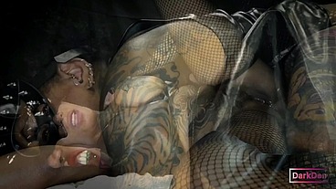 The Kinky Slut Queen "Dark Dea" Fucked and Cum Shower by her Pig