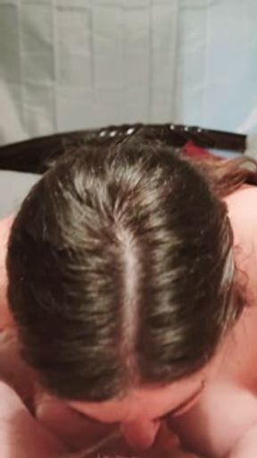 POV: Cheating Wife Sucks your Hard Cock on a Rainy Day!