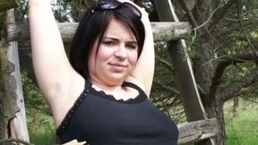 ”Playful teen at her first porn casting”