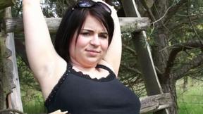 ”Playful teen at her first porn casting”