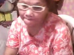 Asian granny Elizabeth 57 yr flashing 6 ( March 2014)