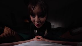 Horny Japanese babe Momoka Sakurada will have her way with you