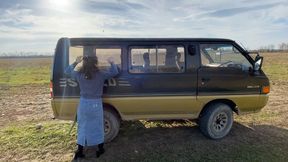 I found old car in a field