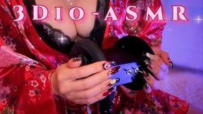Kimono Step Sis Asmr 3dio Massage, Tapping, Scarching, Relaxing Trigger Sounds 和服港女繼耳朵按摩放鬆助眠,香港語