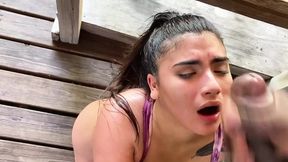 Dirty Miami Streets Fatten Hot Puerto Rican Babe's Pussy&#x270C; for a Thirsty BBC's Cock&#x1F32D;