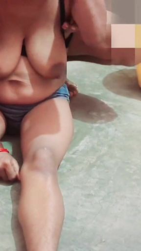 Thrilling moment from &quot;Desi Indian bhabhi first cleaning after them fuck them house owner&quot;