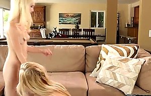 Horny amateur two blonde hotties