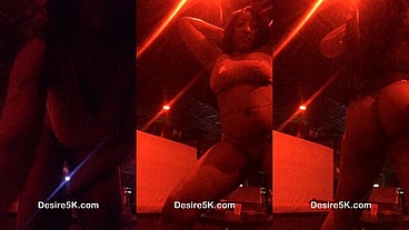 Stripper on webcam