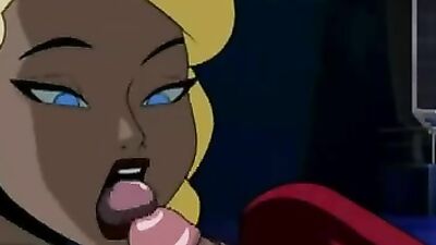 Watch this blonde teen with big tits get her tight pussy pounded in a flash in Justice League Hentai