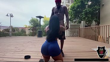 Curvy Monica Santhiago and Rome Major enjoy BBC in deep riding position