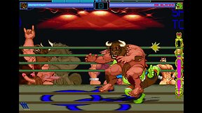 Bara mugen: minotaur and blanka fuck each other!