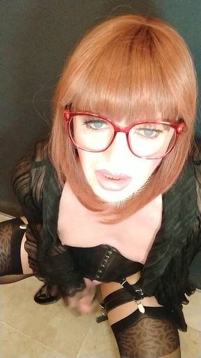 Naughty Latex Crossdresser