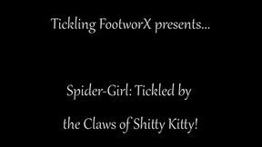 Spider-girl; Tickled by the Claws of $hitty Kitty