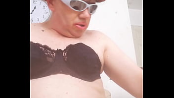 Big cucumber, cock cage POV