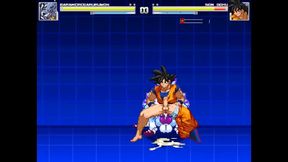 Everyone Takes Turns Fucking Goku in Wild Mugen Yaoi Action