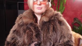 My Hot Fur Coat Collection - Part 1 - Fetish MILF Arya Grander