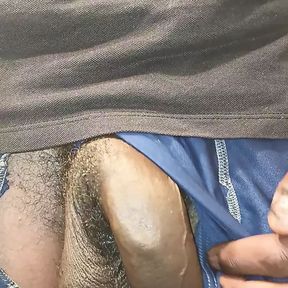 CMS TEASING RIPPED UNDERWEAR WITH COCKRING