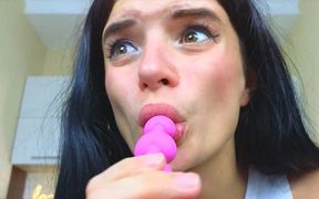 Dirty ATM with Alice Anal Beads in Mouth Omg) Part 1