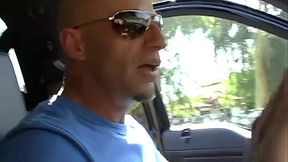 He whips out hid fat dick and plugs it inside, giving her an instant orgasm