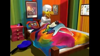 Pato donald sendo chupado bem gostoso