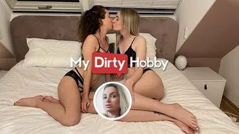 Micky Muffin's friend pleasures her then lets her lick her pussy for the first time