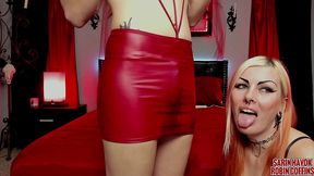 the sarina & robin show - 2 cumshots!!