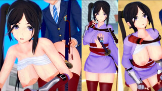[Hentai Game Koikatsu! ]Have sex with Big tits DanMachi Yamato Mikoto.3DCG Erotic Anime Video.