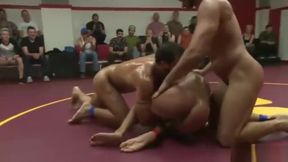 Jessie and DJ vs Eli and Micah (Tag Team) - Wrestle &amp;amp; Fuck