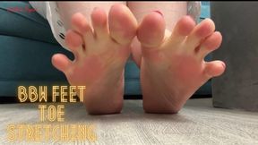 BBW Feet Toe Stretching 720p
