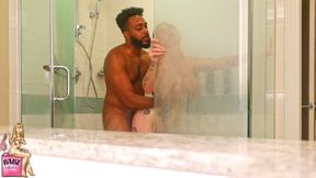 Redhead Has BBC Shower Sex