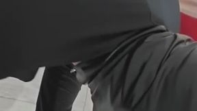 Monique loves to suck dildo