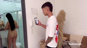 Yenifer Chp, Danner Mendez And Yenifer Chacon In Caught My Stepcousin Spying On Me