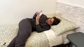 Stepsis gets big doggy fucked while stepmom watches
