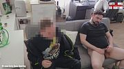 Caught jerking off by the handyman! He Told Me To Go On And Got His First Blowjob - Antogoeshunting