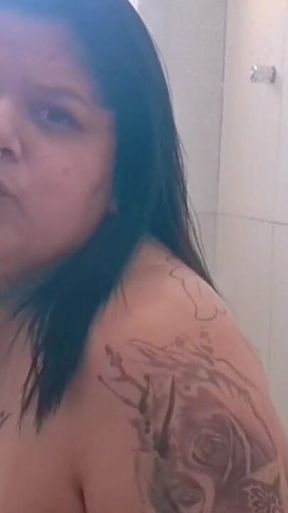 BBW Bathroom POV - Smoking & Toilet Fetish