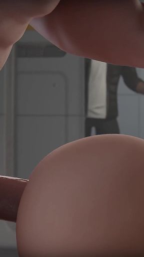 Overwatch Mercy Dr. Ziegler - Clinic Double Penetration (tight Pussy & Anal)