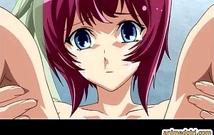 Shemale anime maid gets handjob