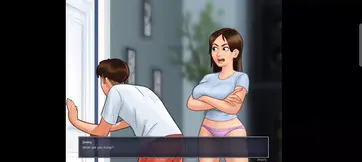 Animated Step Mom gets caught jerking off
