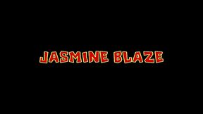 jasmine blaze sucks on a hard cock and gets fucked in her tight pussy