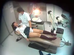 Juicy Japanese AV model is screwed by a horny dentist