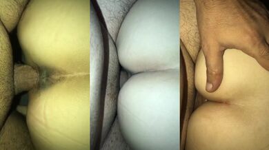 Jolly Sin gagging tight Asian anal by big dick stepson creampie